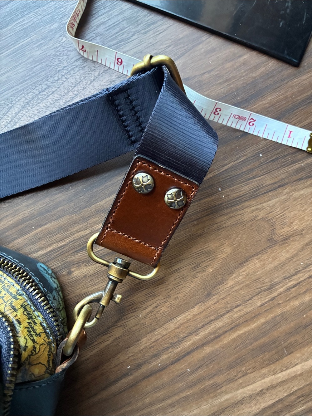 Patricia Nash Greek map Camera style bag - Picture 11 of 12